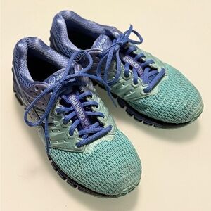 Asics Women's Gel Quantum 180 2 - Teal and Lavender Size 7